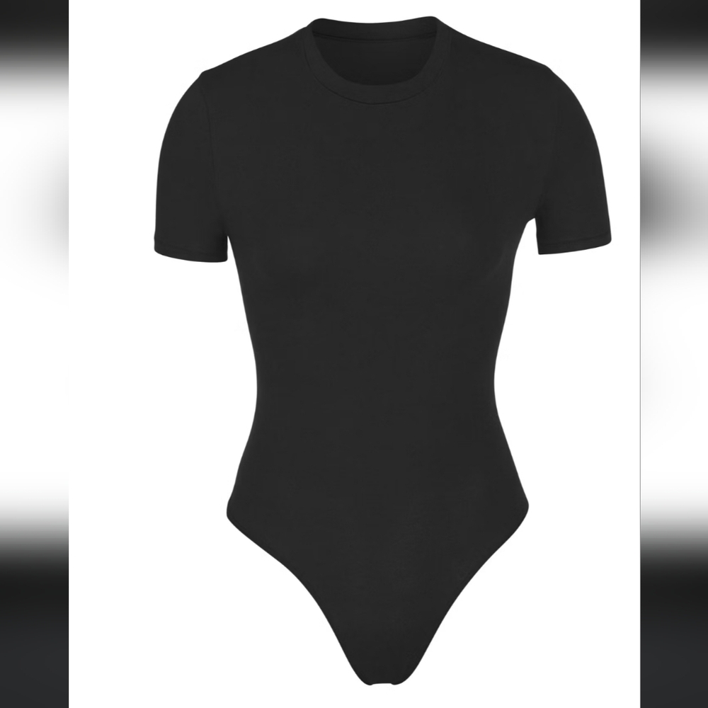 SKIMS Cotton Jersry Short Sleeve Bodysuit NWT